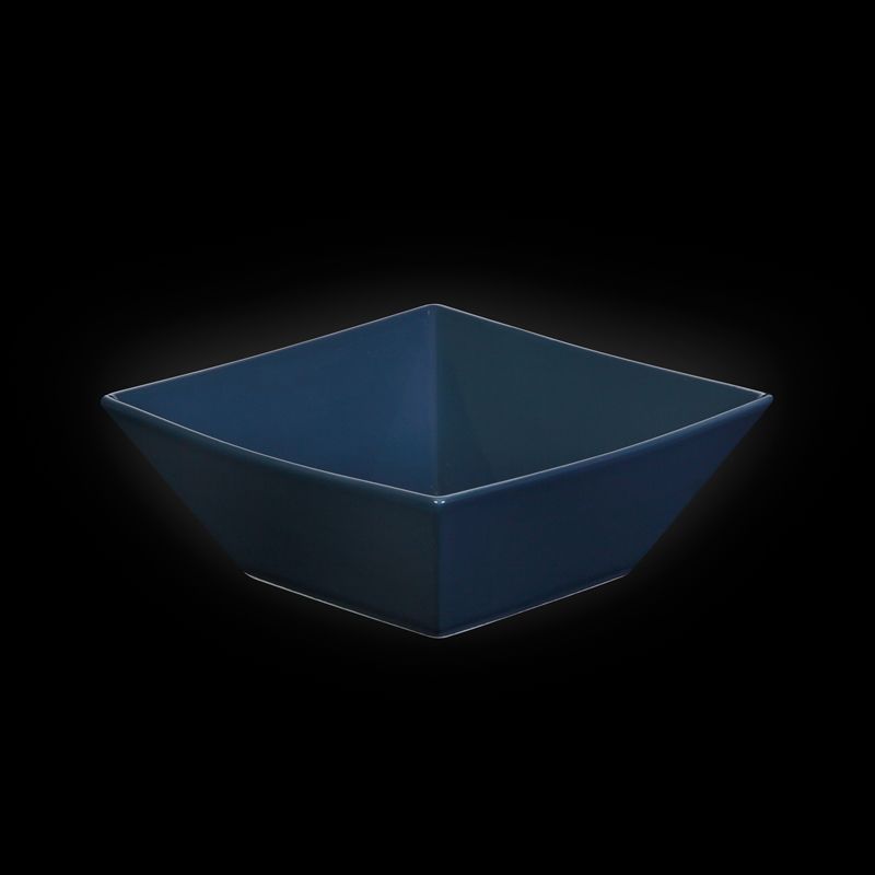 Салатник квадратный синий Colore "Corone" 123х123мм 300мл [LQ-SK0019-P014]